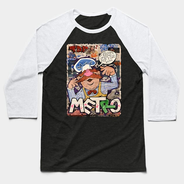 SWEDISH CHEF MY METRO Baseball T-Shirt by ngepetdollar